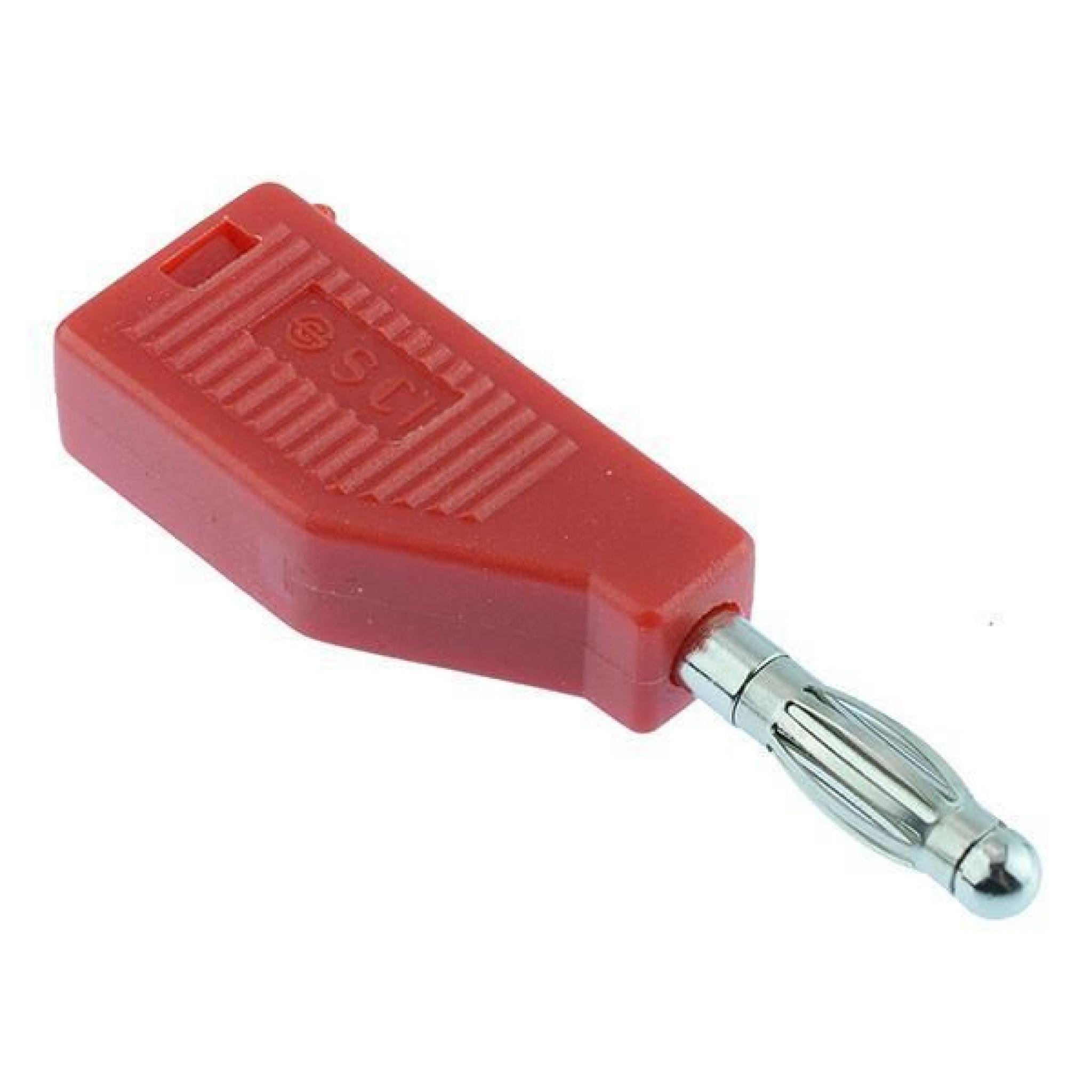 Stackable Plugs 4mm Stackable Plugs RED