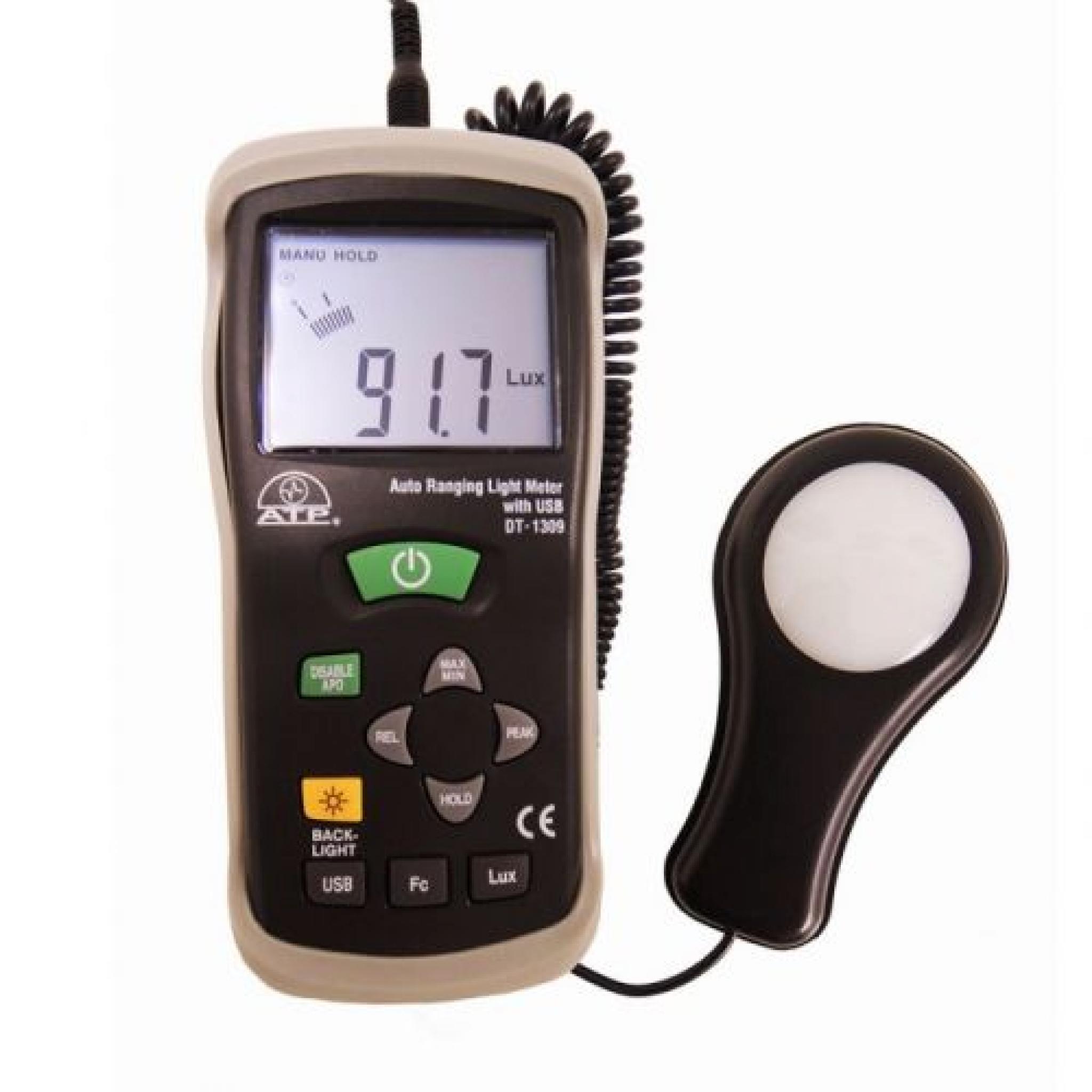 400,000 Lux Light Meter/USB Interface