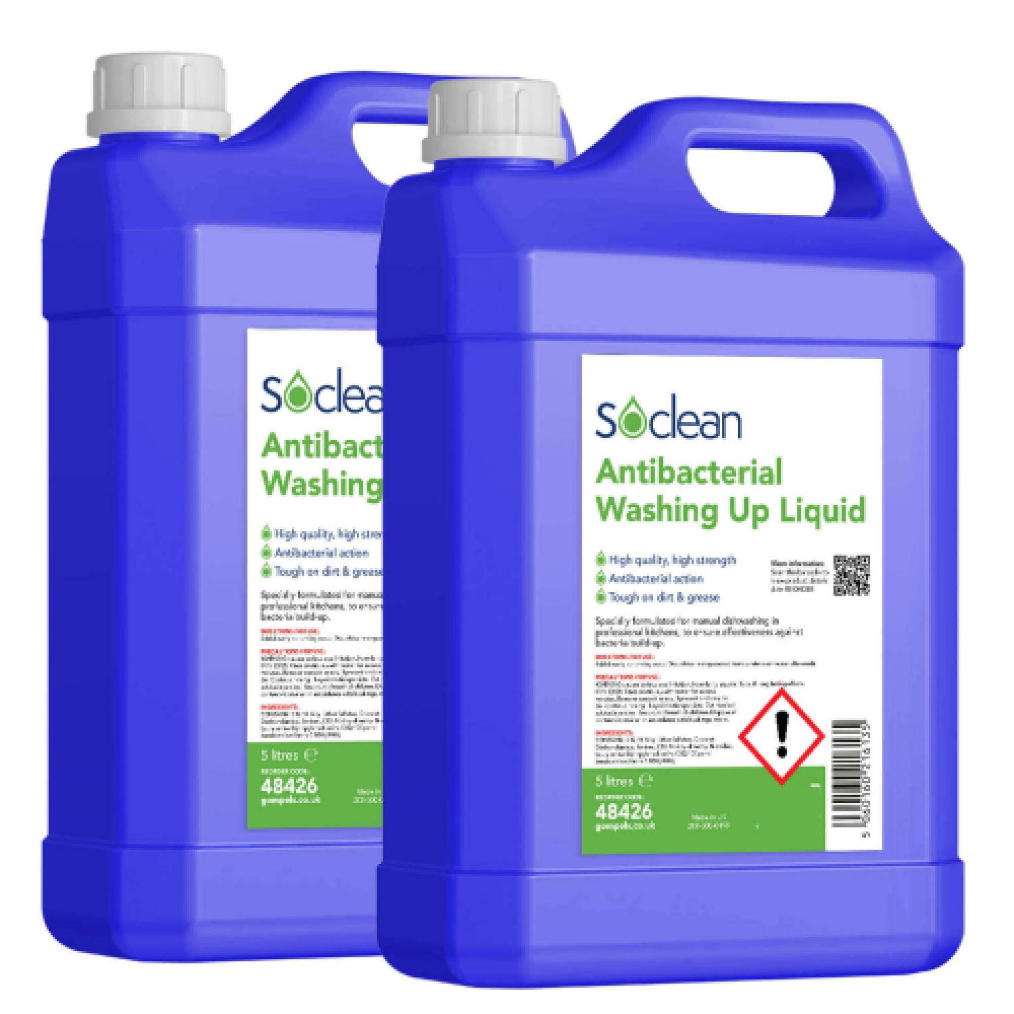 ANTIBACTERIAL WASHING UP LIQUID 5LT
