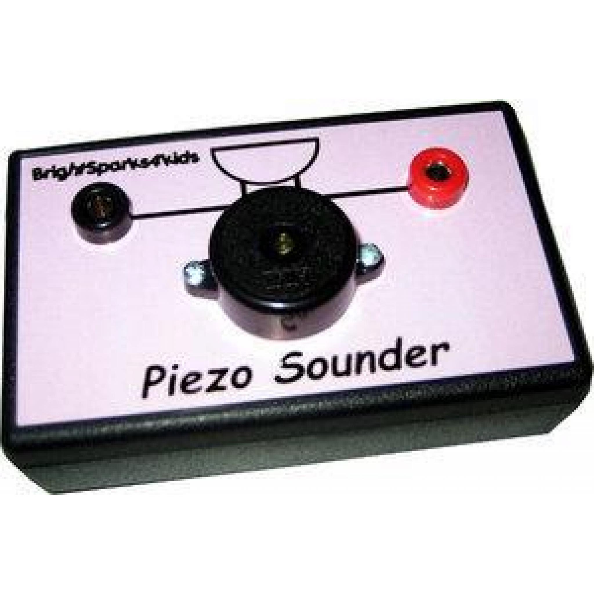 piezo sounder with cover