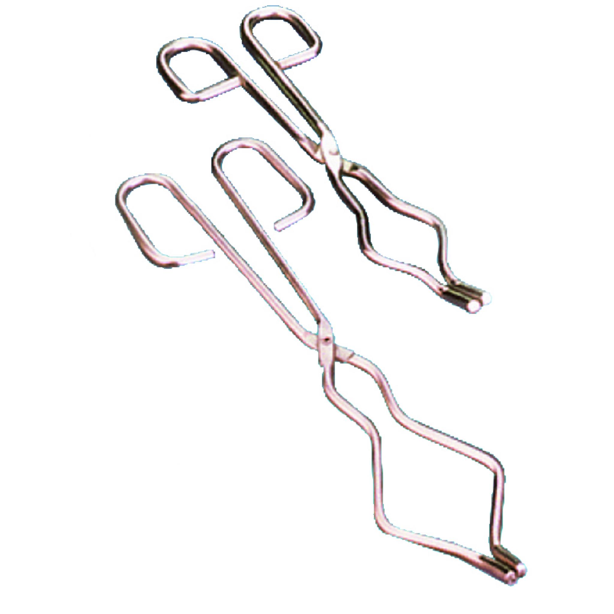 Crucible tongs with bow, size 20cm
