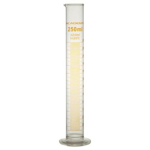 Academy measuring cylinder round base 50ml
