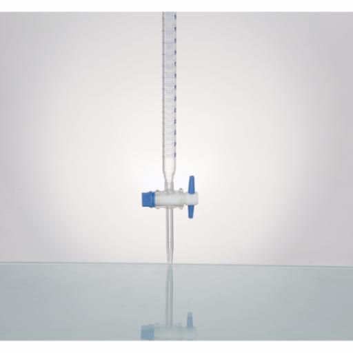 Burette, With Straight Bore, PTFE Key Stopcock, Class A