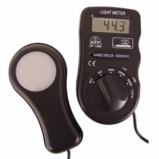 50,000 Lux/Foot-Candles Light Meter