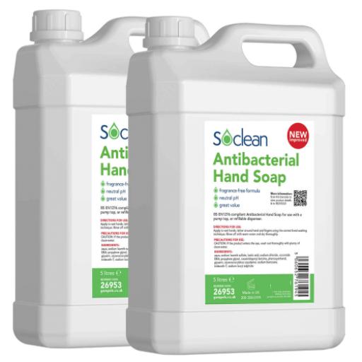 Soclean Antibacterial Hand Soap 5 Litre