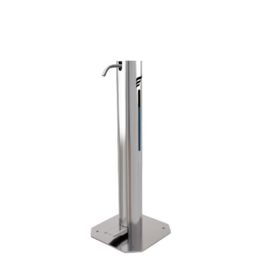 STAINLESS STEEL FOOT OPERATED SANITISING STATION 1LT