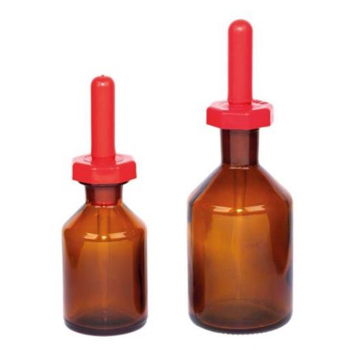 Download ACADEMY Dropping bottles, amber glass, 100ml