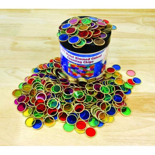 Metal Counting Chips Tub - Pk500