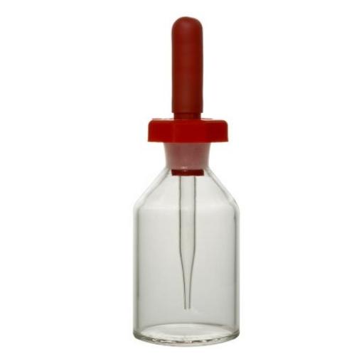 ACADEMY Dropping bottles, clear glass, 100ml
