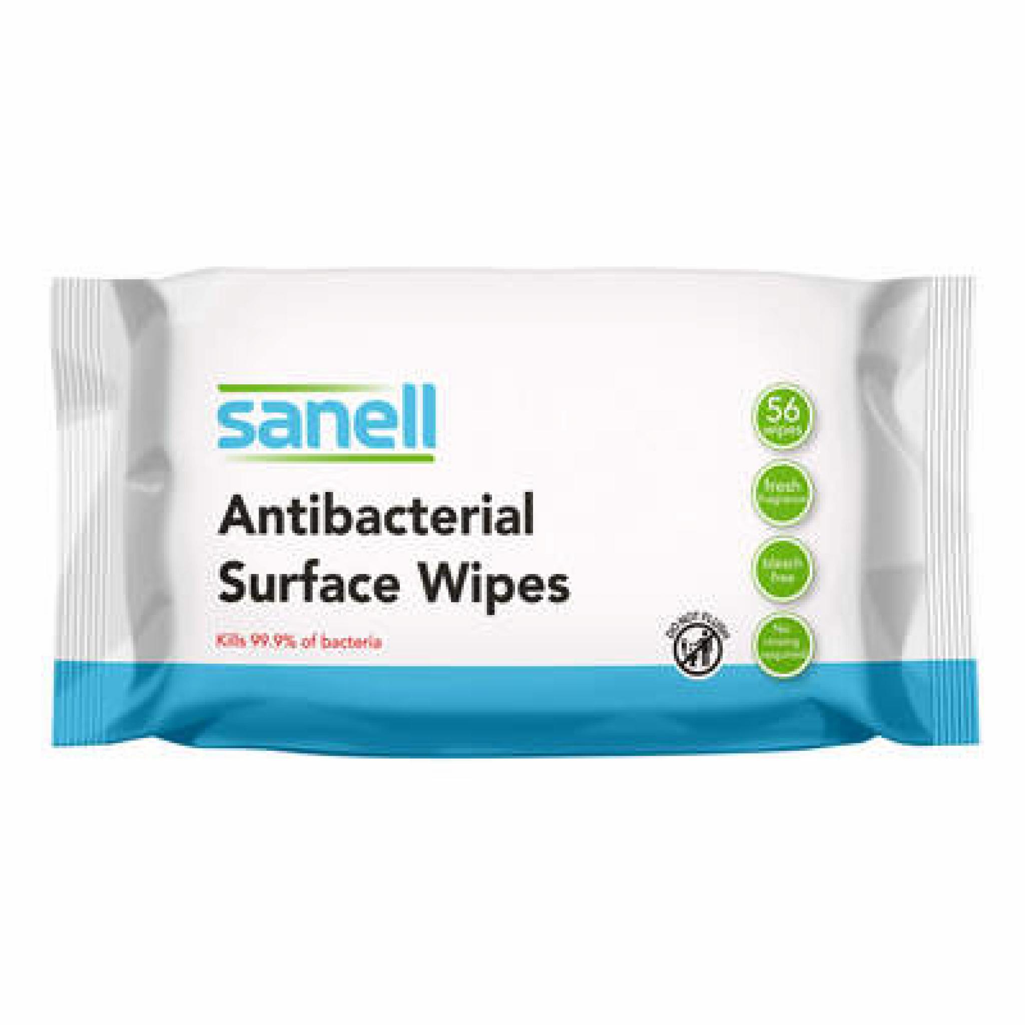 ANTIBACTERIAL WIPES PK60
