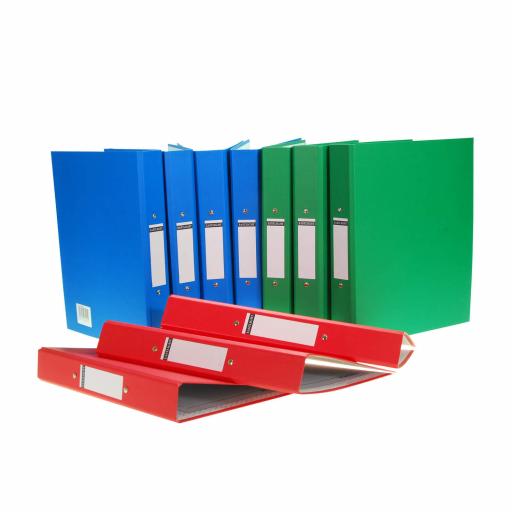 A4 Ring Binder Assorted 10 Pack