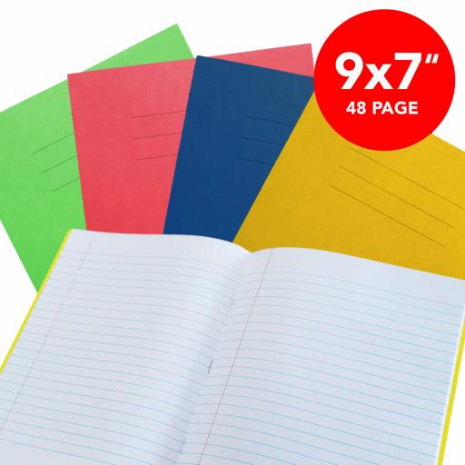 Exercise Books 9x7 Quot 80 Page Blank Dark Blue Pk100 Forward Products