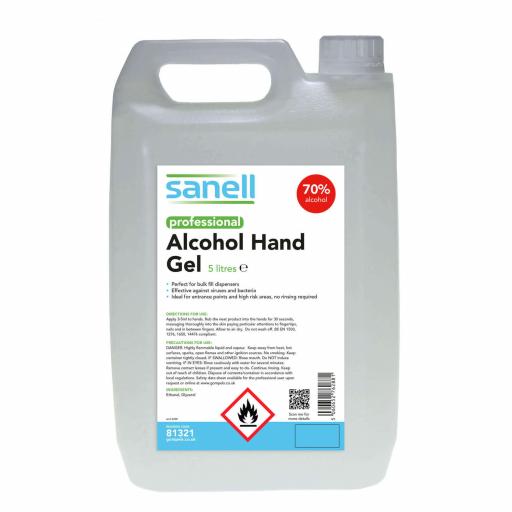 Alcohol Based Hand Sanitiser 5Lt Refill 70%