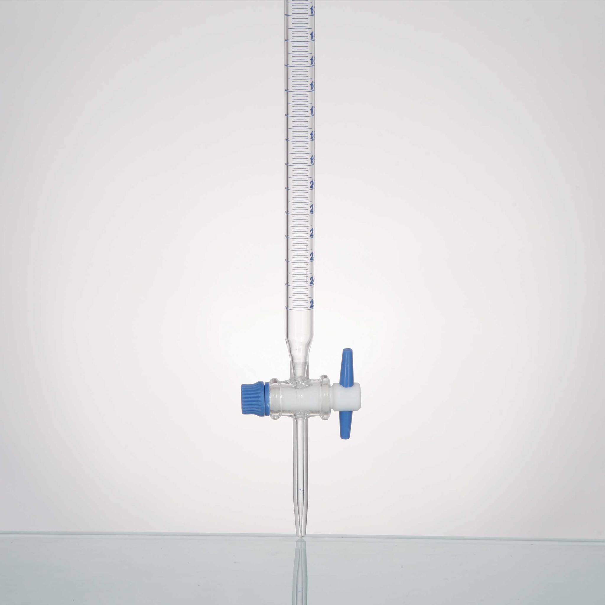 Burette class B with PTFE key 50ml