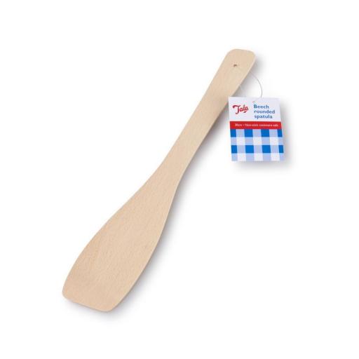 rounded wood spatula