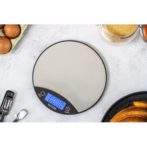 Taylor Pro Digital Dual 5Kg Kitchen Scales Black And Silver